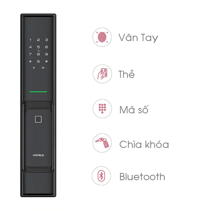 Khóa vân tay HAFELE PP8100 9