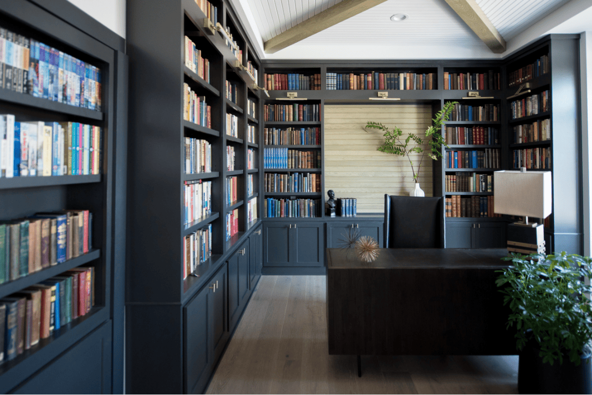 16 ý tưởng thiết kế thư viện gia đình tuyệt đẹp 10