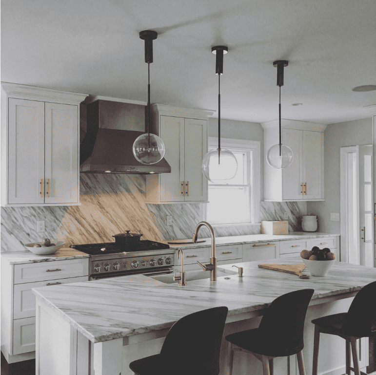 Thiết kế bếp phong cách scandinavian với tay nắm tủ đẹp 5 Thiết kế bếp phong cách scandinavian với tay nắm tủ đẹp 3