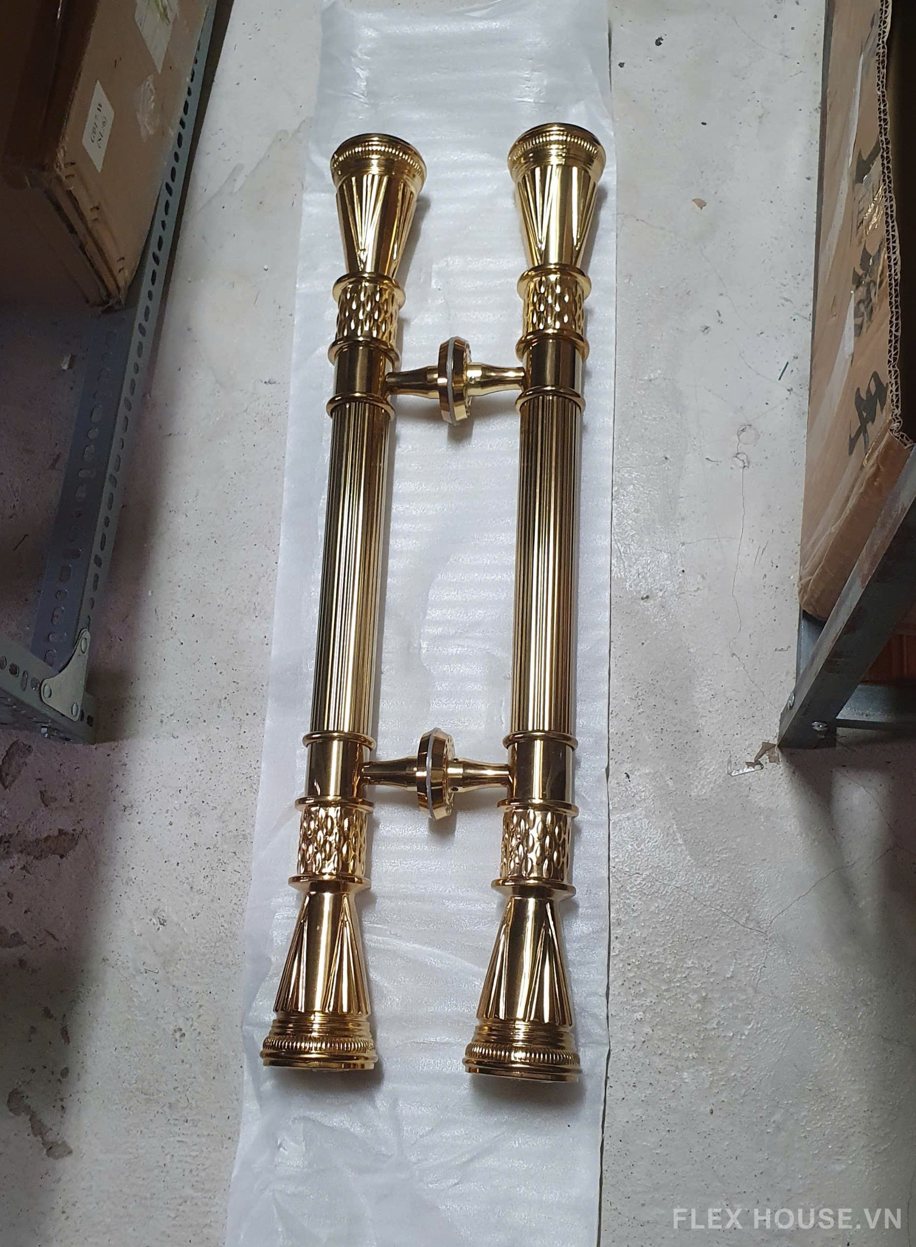 Tay nắm cửa cổ điển inox cao cấp ZE009 6