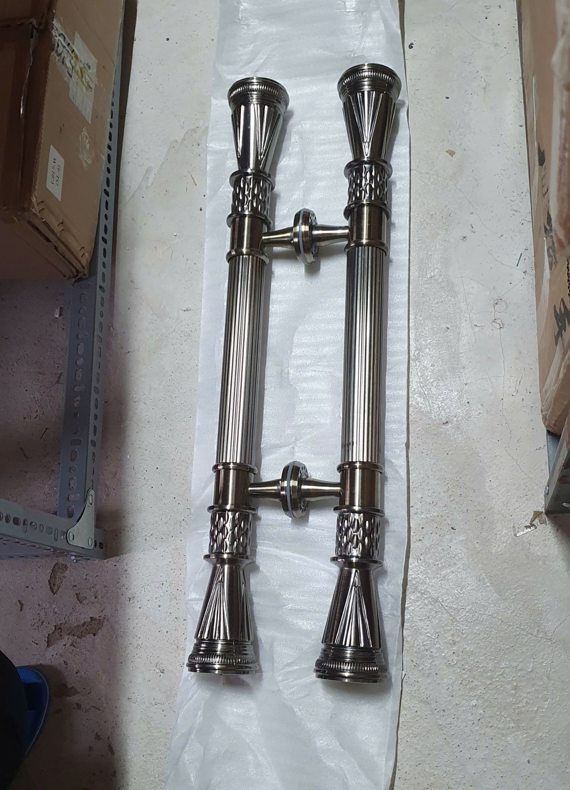 Tay nắm cửa cổ điển inox cao cấp ZE009 2