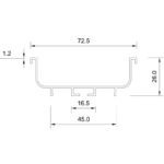 Tay nắm tủ bằng nhôm màu đen Imundex 7754058 (1)