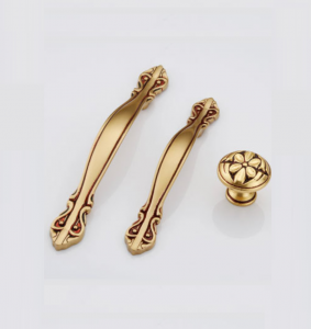 Tay nắm tủ đồng nguyên chất đặc ruột cổ điển LDS8005