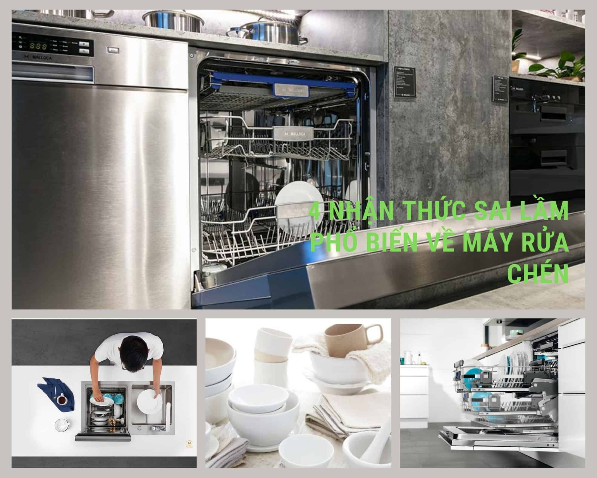 4 nhận thức sai lầm phổ biến về máy rửa chén 1