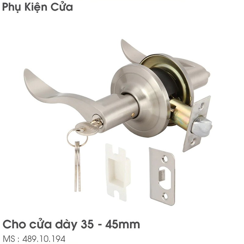 Bộ khóa tay nắm cửa đi HAFELE 489.10.194 8
