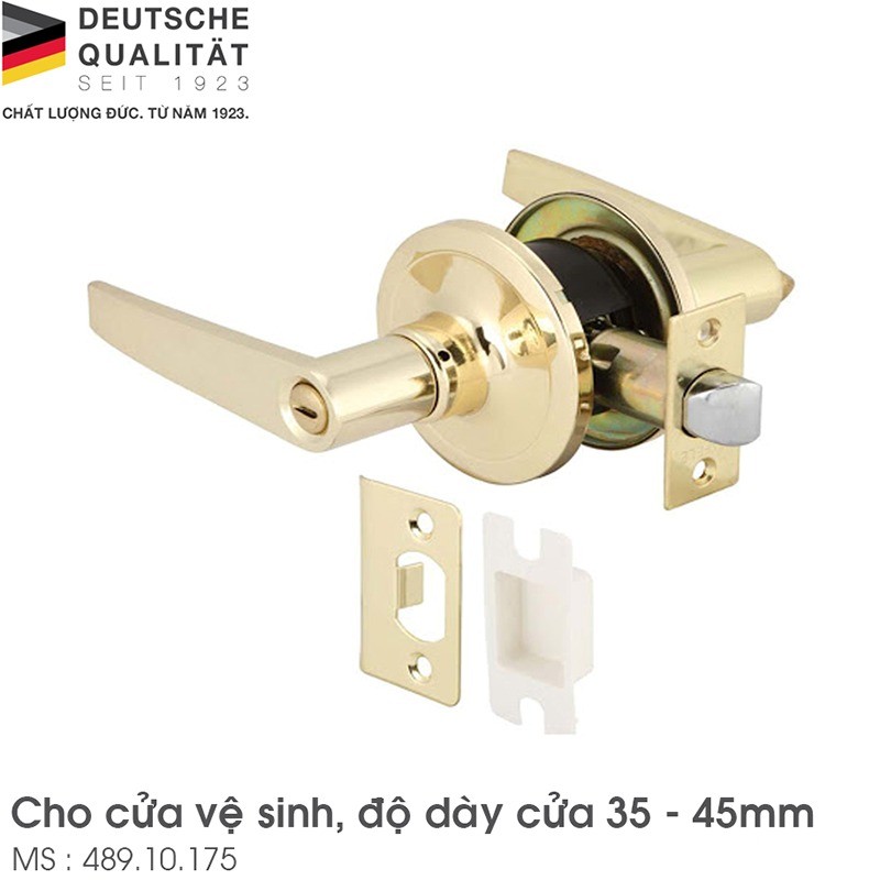 Bộ khóa tay nắm cửa toilet HAFELE 489.10.174 5