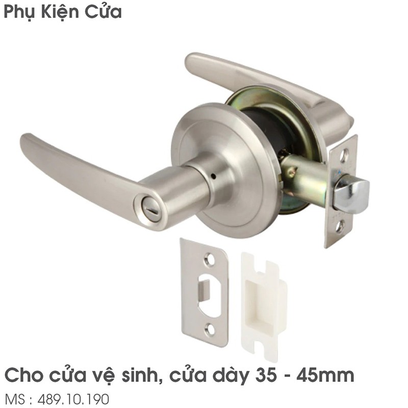 Bộ khóa tay nắm cửa toilet HAFELE 489.10.190 5