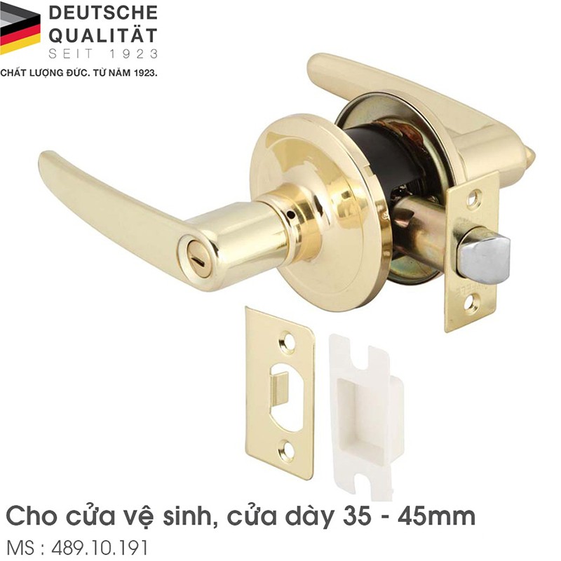Bộ khóa tay nắm cửa toilet HAFELE 489.10.190 6