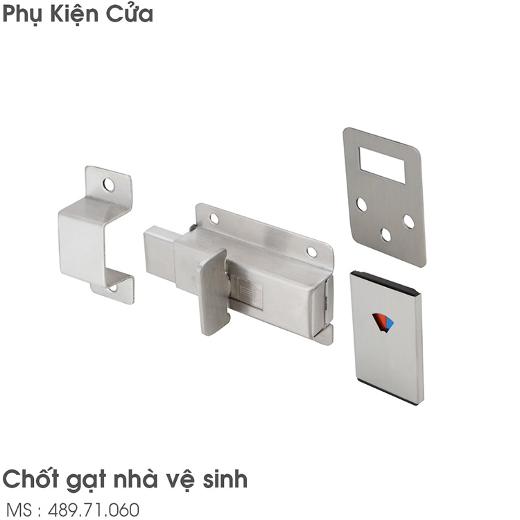 Chốt gạt phòng vệ sinh HAFELE 489.71.060 5