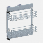 Giá chai lọ gia vị nan tròn Garis MK02E.20L/R