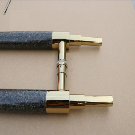 Tay nắm cửa đá marble inox 304 titanium EZ32800