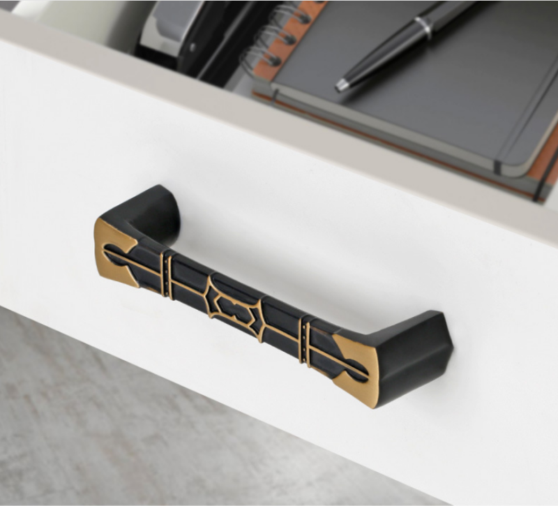 Tay nắm tủ đồng copper bronze LDS8012B 1