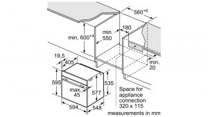 Lò nướng kết hợp hấp vi sóng 60cm BOSCH HMH.HNG6764S1A 2