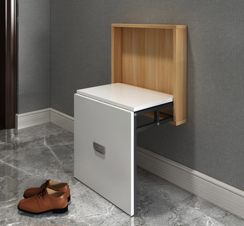 Phụ kiện đôn ngồi gấp gọn cho tủ giày âm tủ tường BTS01