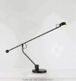Đèn để bàn làm việc màu đen hiện đại tối giản HZ45528