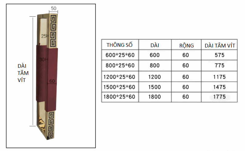 Tay nắm cửa cổng biệt thự nhà phố khách sạn XL-3106B 3