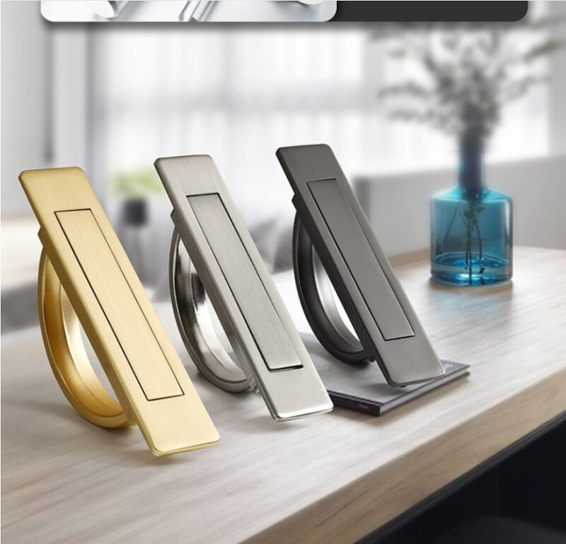 Tay nắm âm tủ xoay 180 độ TNAT241020 1