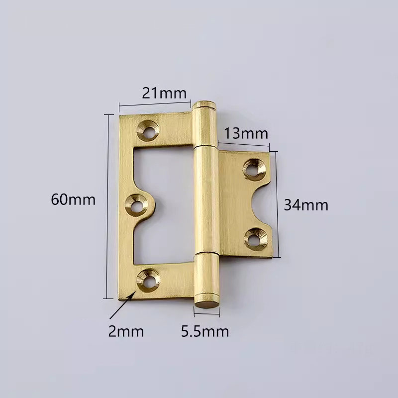 Bản lề lá bằng đồng cho tủ cửa gỗ nhiều kích thước T3611 5