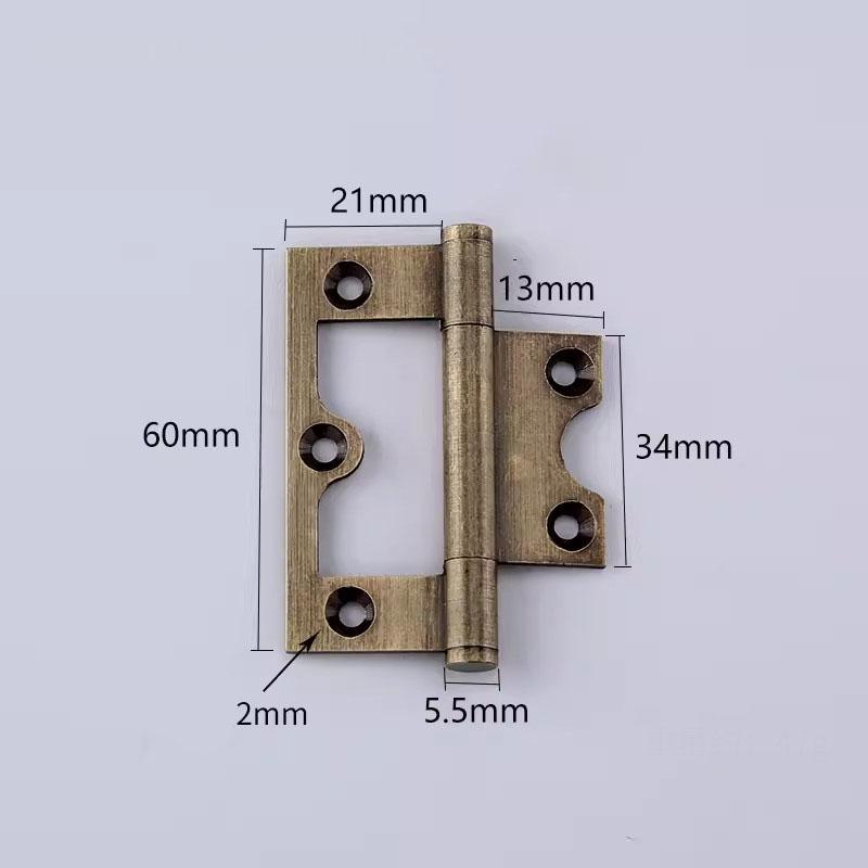 Bản lề lá bằng đồng cho tủ cửa gỗ nhiều kích thước T3611 4