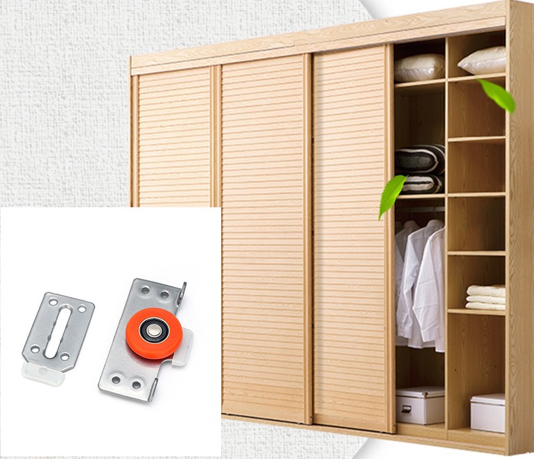 Bánh xe cửa lùa có tăng chỉnh không giảm chấn YG010 5