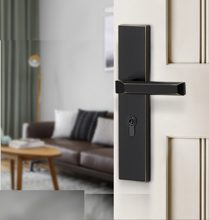 Khóa cửa phòng cổ điển bằng đồng thau CS671-33H
