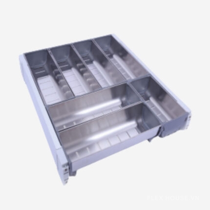 Khay chia muỗng đũa ngăn kéo có nẹp cao cấp L550AB