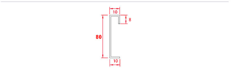 Nẹp len chân tường inox 304 nhiều màu SJP80 10