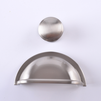 Tay nắm tủ móc kéo màu bạc niken xước mờ CH103BNB