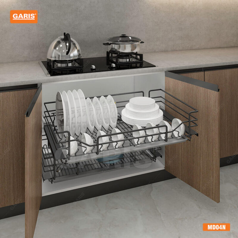 Giá xoong nồi dạng nan cánh mở Garis MD04.70N-90N 5