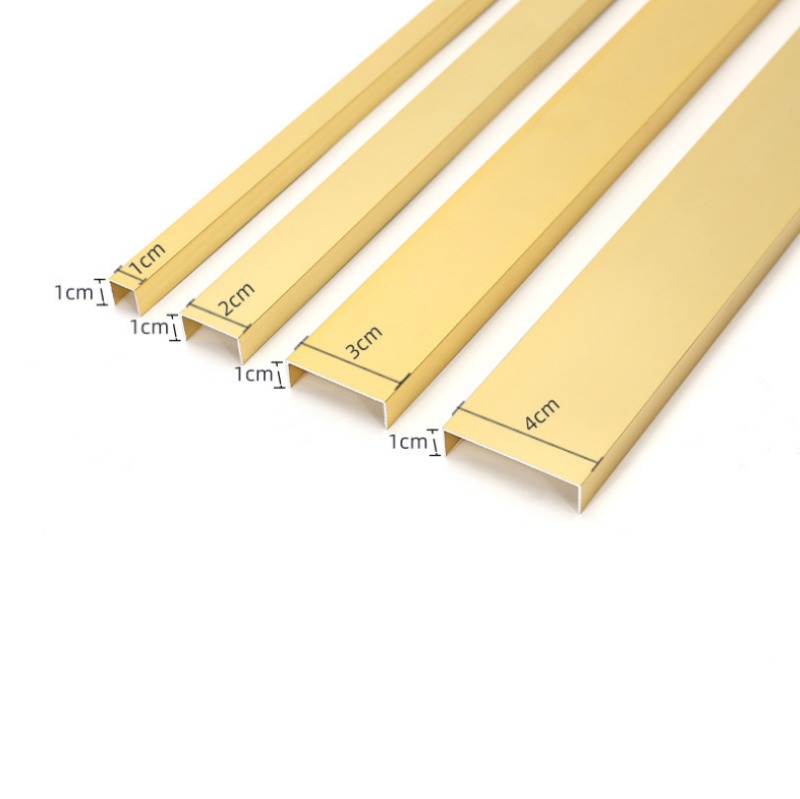 Nẹp nhôm trang trí chữ U nhiều kích thước AL-U0550 3