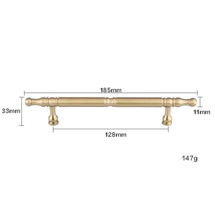 Tay nắm tủ bằng đồng thau nguyên chất TLS013 6