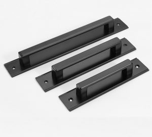 Tay nắm cửa lùa nhôm cao cấp chân đế dày YO4065