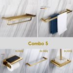 Combo set 5 phụ kiện nhà tắm Germany Durad DL7005