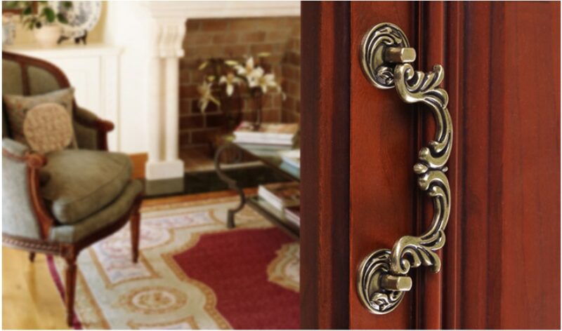 Tay nắm tủ cổ điển retro Châu Âu cao cấp INN1001 1