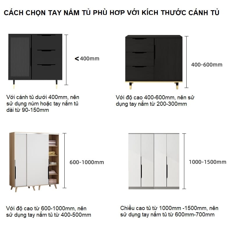 Tay nắm tủ dài hợp kim nhôm không xẻ rãnh CH5035 22