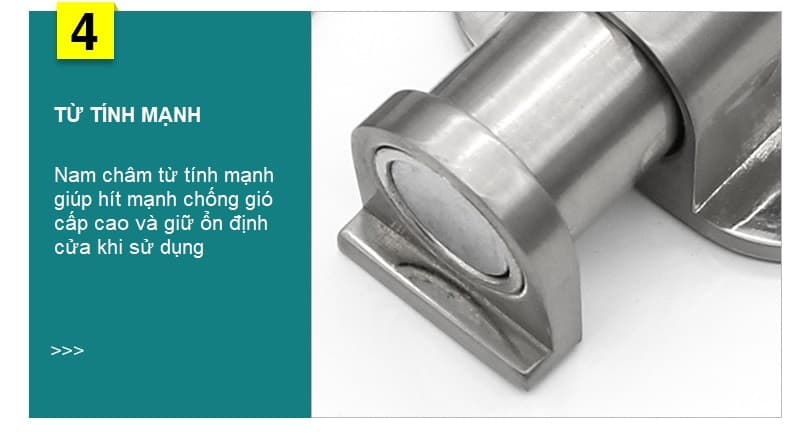 Chặn cửa âm sàn thông minh hút nam châm DFL-P013A 4 Chặn cửa âm sàn thông minh hút nam châm DFL-P013A 7