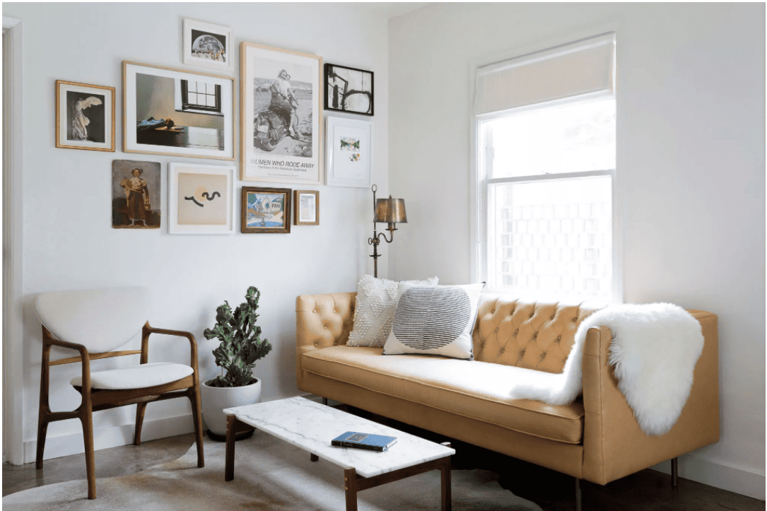 15 ý tưởng thiết kế cho phòng khách nhỏ tối giản 10