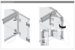 Bộ cửa trượt xếp Wingline 230 cho 4 cánh dày 22mm Hettich WL230-100