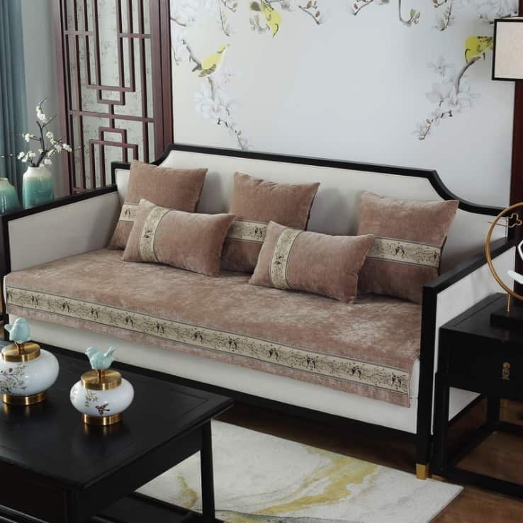 Bộ vải bọc ghế sofa đa màu nhiều họa tiết HEP02.90 10