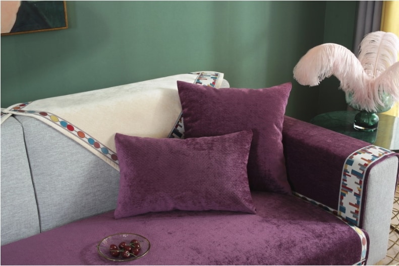 Vỏ bọc ghế sofa vải cotton cao cấp HEP03.110 8