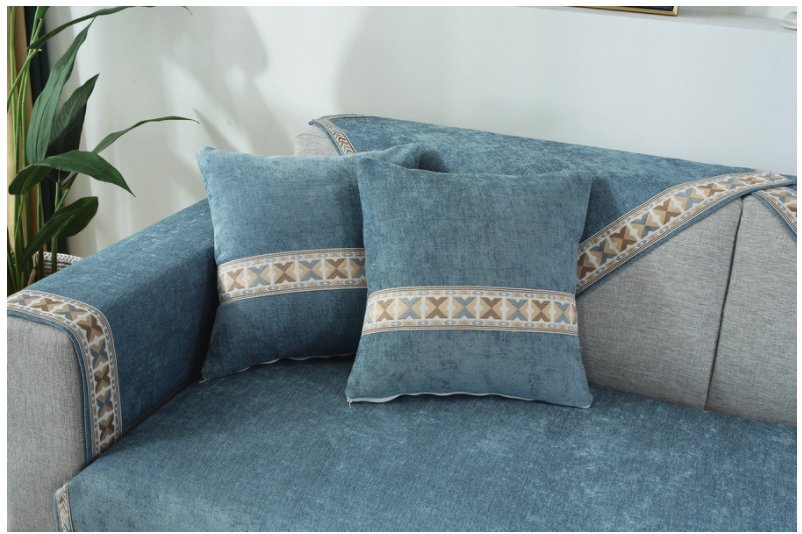 Khăn phủ sofa vải mềm chống trượt nhiều màu HEP70 7