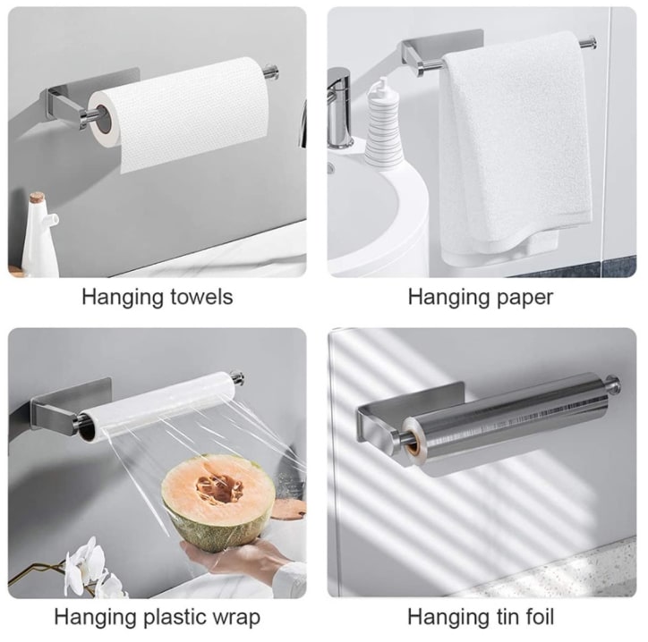 Móc treo giấy vệ sinh Inox cho tủ bếp SQC-M 12