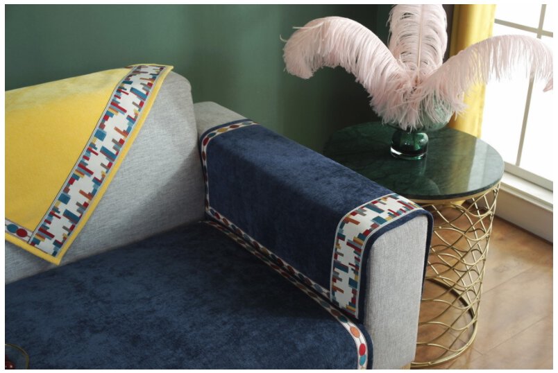 Thảm cotton bọc ghế sofa cao cấp HEP03.90 17