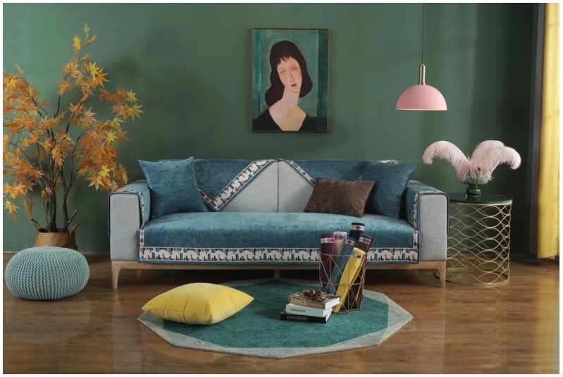 Thảm cotton bọc ghế sofa cao cấp HEP03.90 14