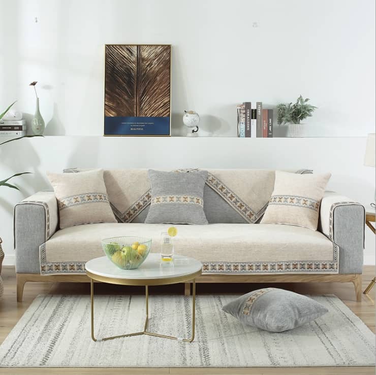 Drap bọc ghế sofa chống trượt nhiều màu HEP90 | Flexhouse VN
