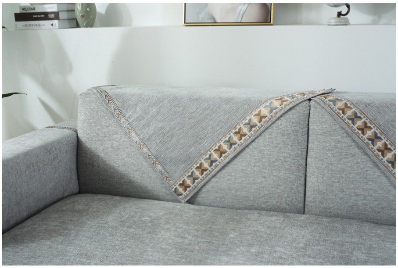 Khăn phủ sofa vải mềm chống trượt nhiều màu HEP70 10