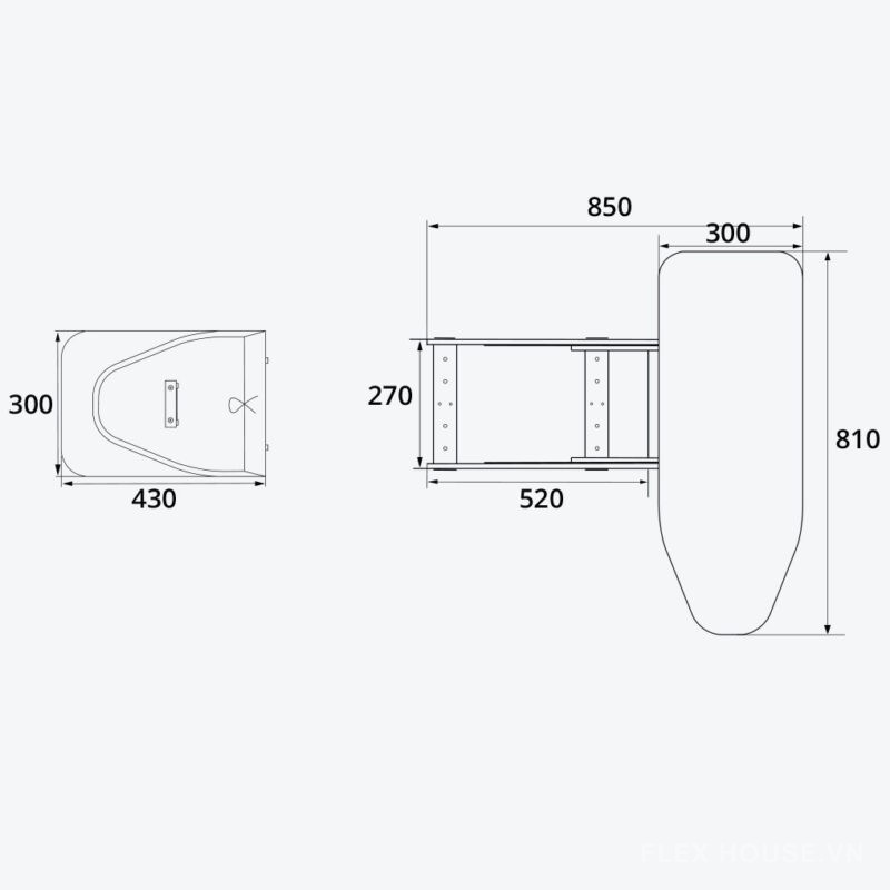 Cầu là âm tủ thông minh tủ quần áo Garis GW20 4