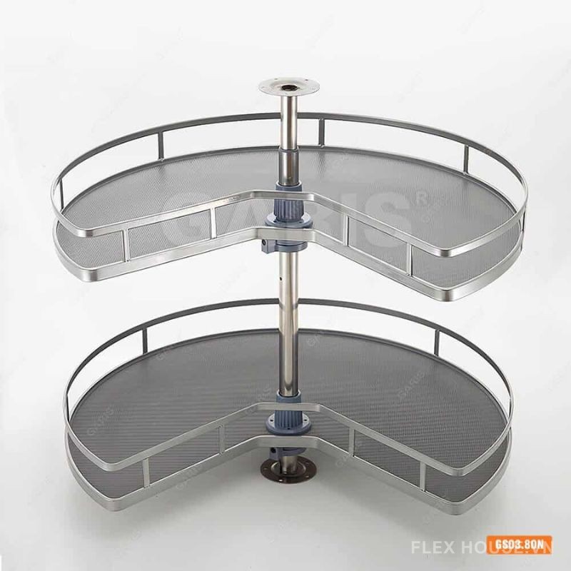 Giá xoay 3/4 đáy gỗ Garis GS03.80N