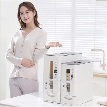 Thùng đựng gạo rời Nhật Bản 6kg và 12kg MT612