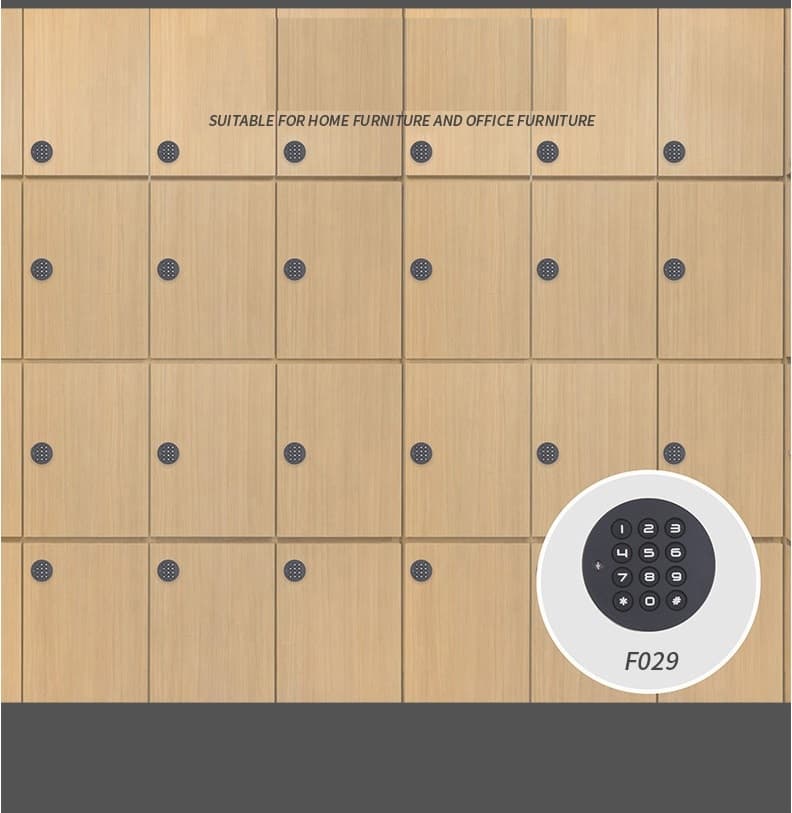 Khóa tủ gỗ bằng mật mã loại núm tròn cao cấp YLF029 10